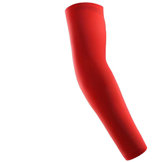 Red arm sleeve on a white background