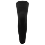 Black knee-high sock on a white background