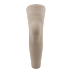 Beige strapless top on a white background