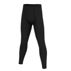 Black compression leggings on a white background