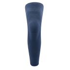 Blue knee brace on a white background