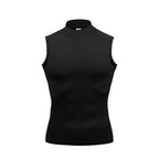 Sleeveless Turtleneck Compression Shirt