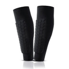 Padded Compression Shin Guard Socks Sleeves with Foam