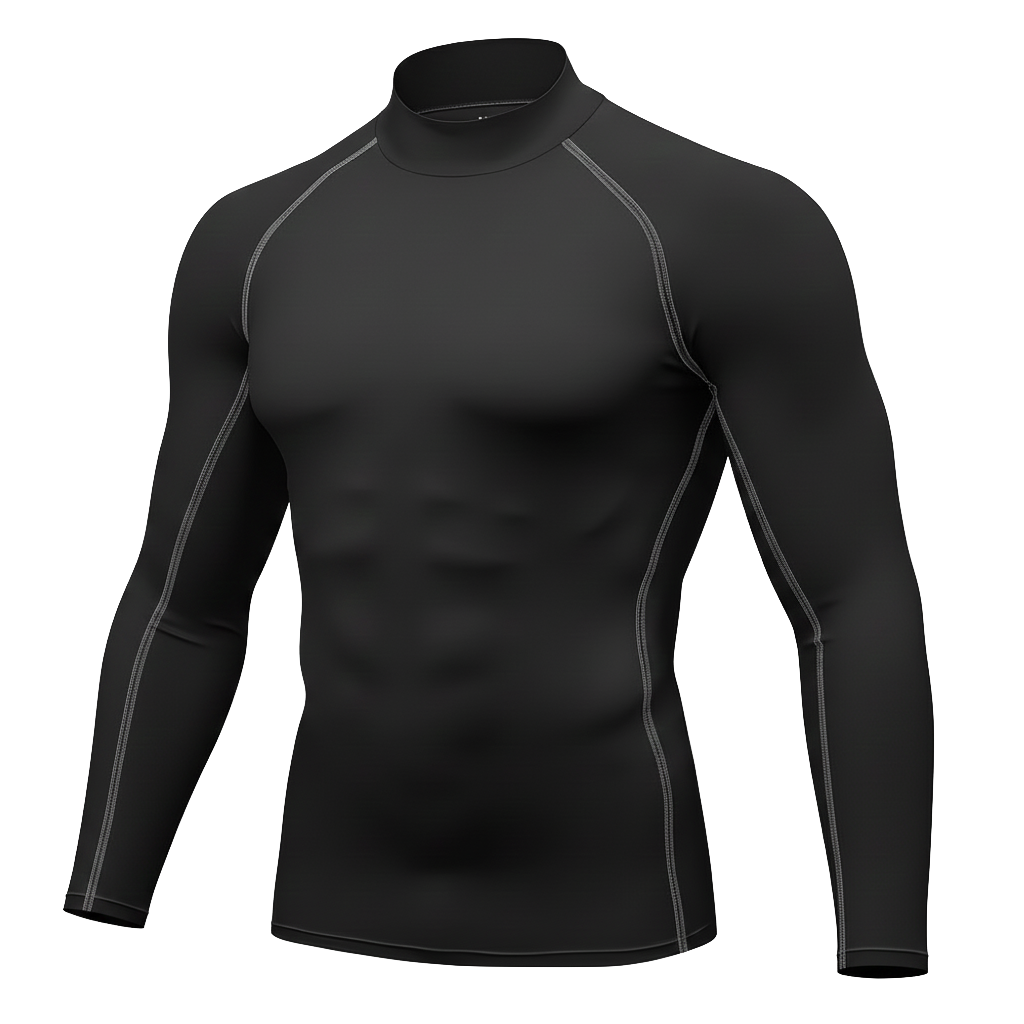 GDSkin Turtleneck Long Sleeve Compression Shirt