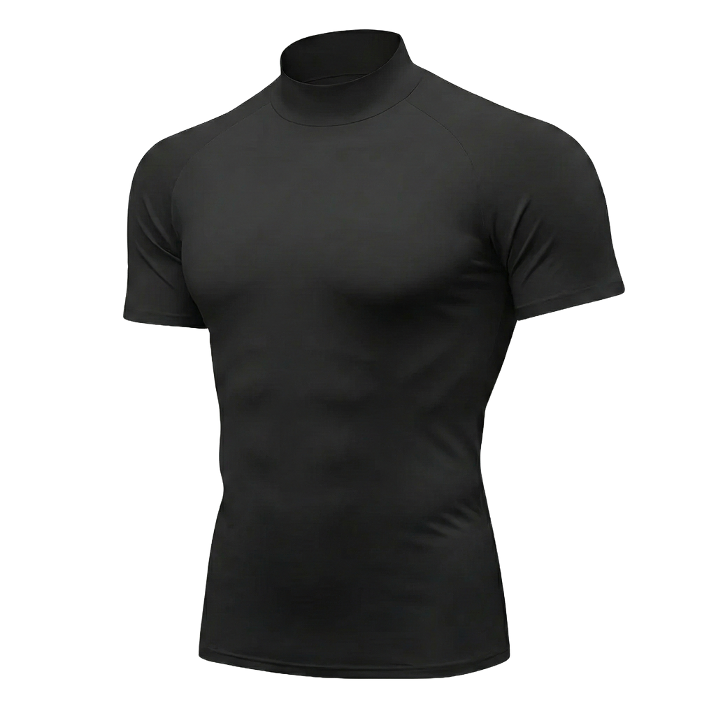 Gameday Skin Turtleneck Short Sleeve Compression Shirt