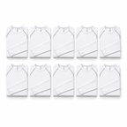 White team compression shirt 10-pack folded grid for bulk team orders