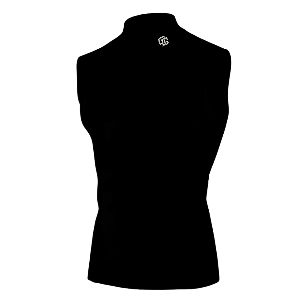 Sleeveless Turtleneck Compression Shirt