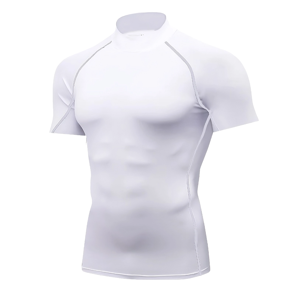 Gameday Skin Turtleneck Short Sleeve Compression Shirt