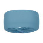 Blue headband on a white background