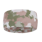 Camouflage-patterned headband on a white background