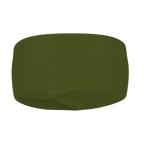 Green cushion on a white background