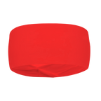 Red bandeau top on a white background
