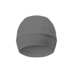 Gray beanie on a white background